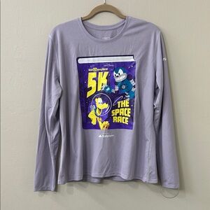 Brooks Run Disney 5k The Space Race 2026 Long Sleeve Shirt Sz XL Women’s